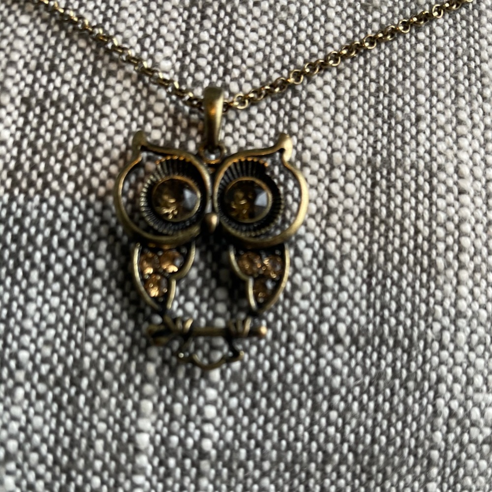 Owl necklace costume
